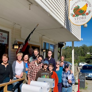 Canvassers at Monroe Country Store