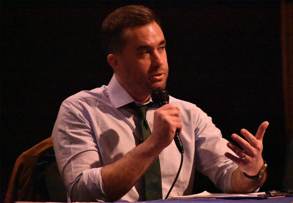 Candidate Jordan Wood.