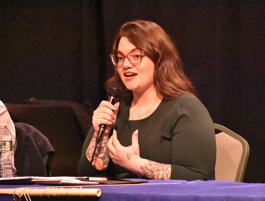 Candidate Paige Loud.
