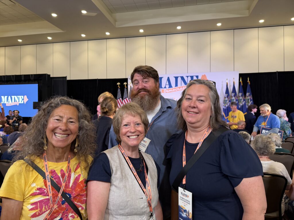 Delegates l to r: Laura Jackson, Sara Salley, Matt Williams, Sarah Hardy