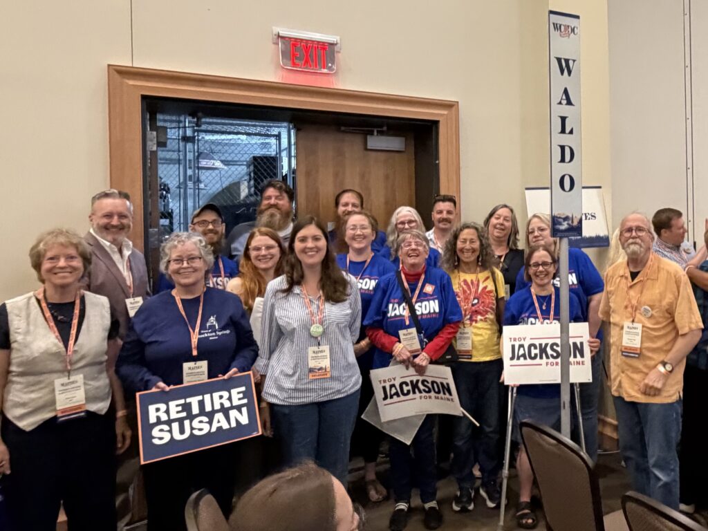 Group photo of Waldo County delgates to Senate Convention.